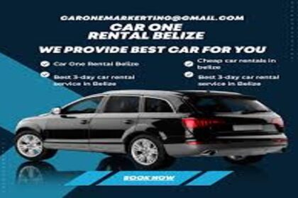A day car rental service with a car for short-term use.